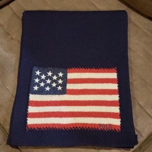 Vintage Ralph Lauren American Flag Scarf